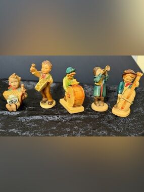 Lot of Antique Musician Figurines (5)